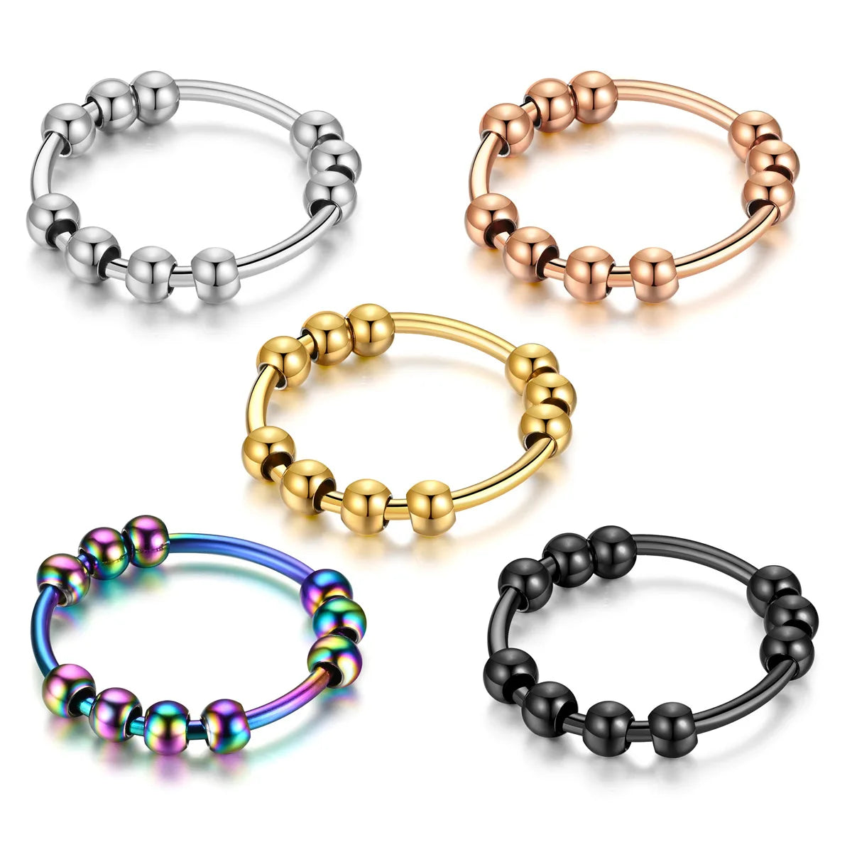 Blissie™ Pearl Anxiety Ring – Stop Hurting Yourself - Blissie